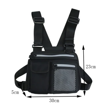 

Recommend Chest Bag Reflective Tactical Hip Hop Pockets Pockets Shoulder Bags Reflective Tactical Pockets