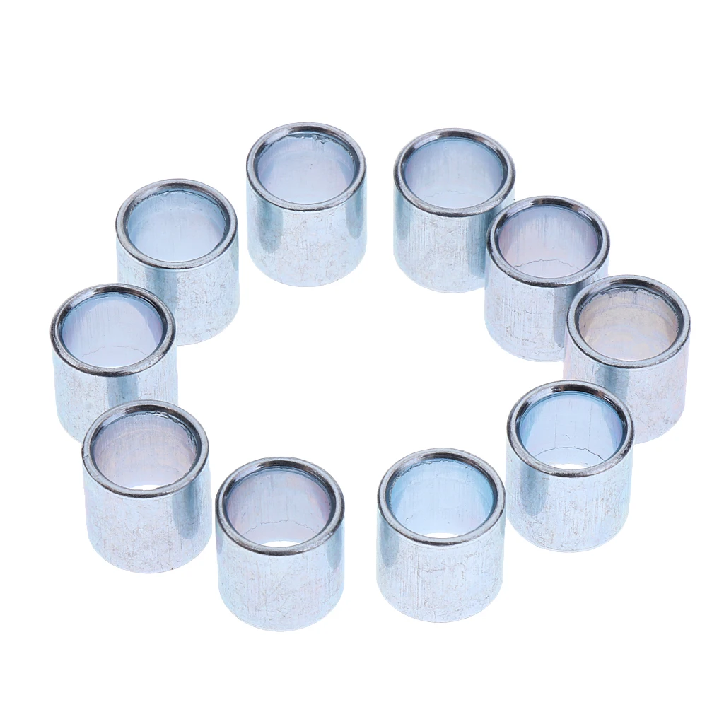 10 Pieces Heavy Duty Inline Skate Roller Skate Wheel Bearing Spacers Washers with 8mm Inner Diameter and 10mm Outer Diameter 10 Pieces Heavy Duty Inline Skate Roller Skate Wheel Bearing Spacers Washers with 8mm Inner Diameter and 10mm Outer Diameter