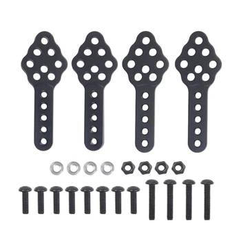 

4Pcs CNC Metal Shock Absorber Mount Adjust Height Angle Stand for RC Crawler Car Axial SCX10 90046 D90 D110