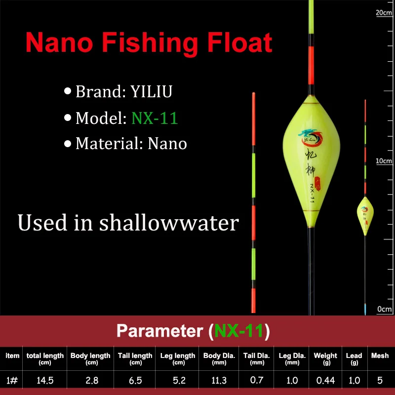 3 шт. абсолютно новые nano поплавки для рыбалки высокое качество вертикальные shallowwater Crucian Карп буй водонепроницаемый короткий поплавок Китай - Цвет: NX-11