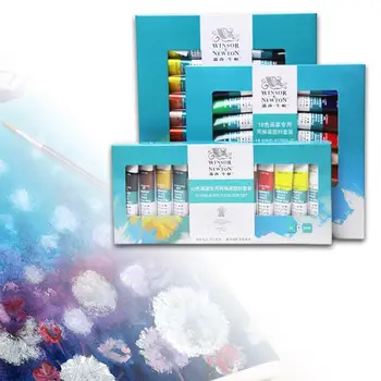 

12 / 18 / 24 Color Professional Acrylic Paint Set For Painters Students Painting Paint Art Supplies Art Lovers W7L4
