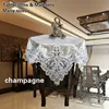 Luxury European Velvet Lace Embroidery Tablecloths Furniture Cover Cloth Balcony Coffee Round Table Mat Christmas Wedding Tapete ► Photo 1/4