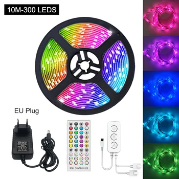 

SMD 5050 Bedroom Bluetooth Control Easy Install Ceiling TV Backlight Home RGB DC12V LED Strip Light Flexible Ribbon Music Sync