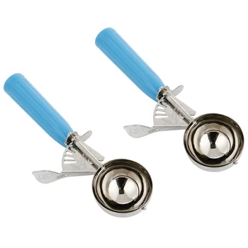 

Cookie Scoop, Ice Cream Scoop, Stainless Steel Cupcake Scoop for Cookies, Ice Cream, Cupcakes, Meatballs