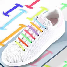 

New Elastic Silicone Shoelace Semicircle Silicone Shoelaces Special No Tie Shoelace for Men Women Shoe Laces Rubber Zapatillas