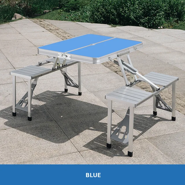 acik tasinabilir katlanir masa sandalye hepsi bir arada kamp aluminyum alasimli piknik barbeku masa su gecirmez dayanikli katlanir masa masa outdoor tables aliexpress