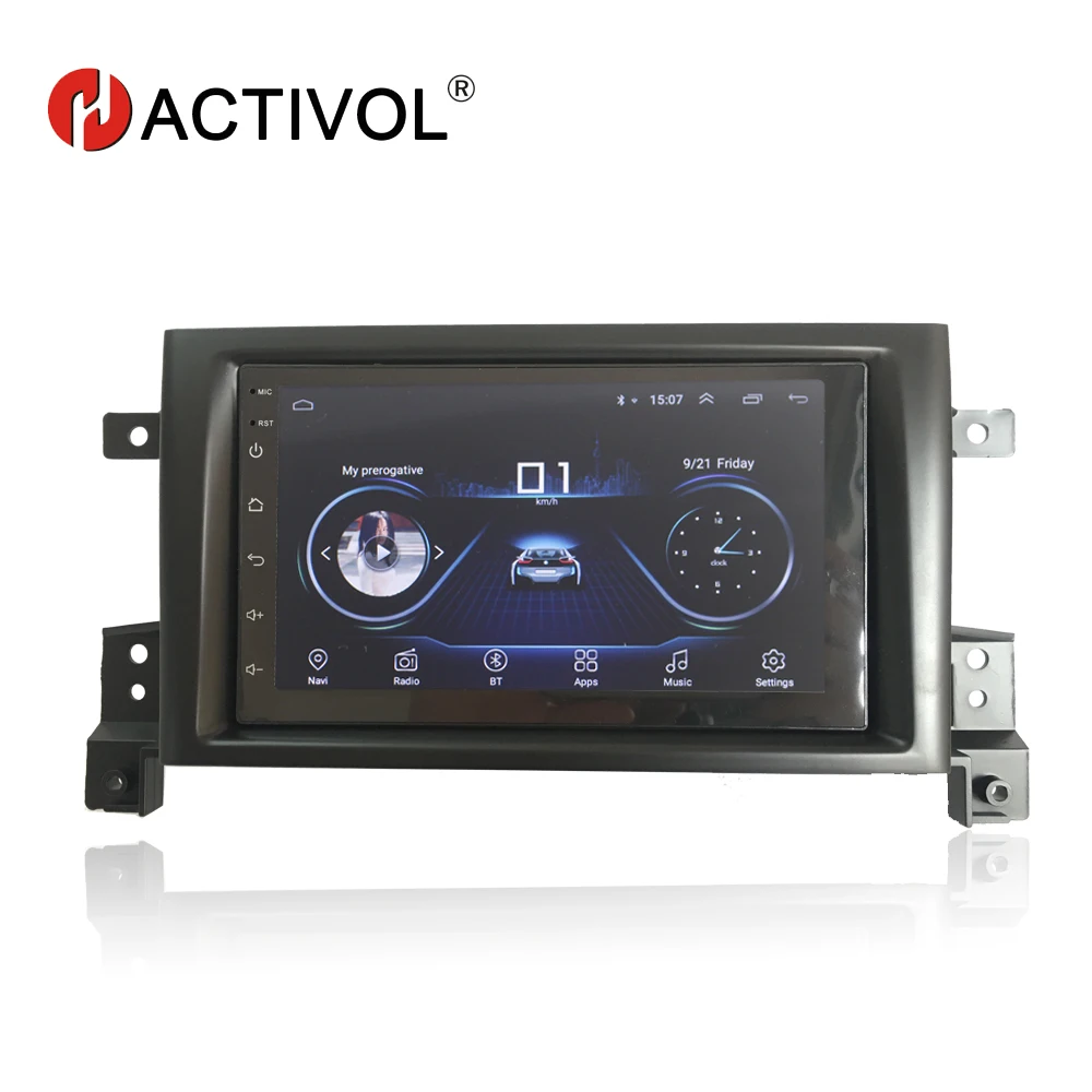 Hactivol 2 din car accessories car radio stereo for SUZUKI Grand Vitara Nomade 2005-2011 car dvd player gps navi car sticker