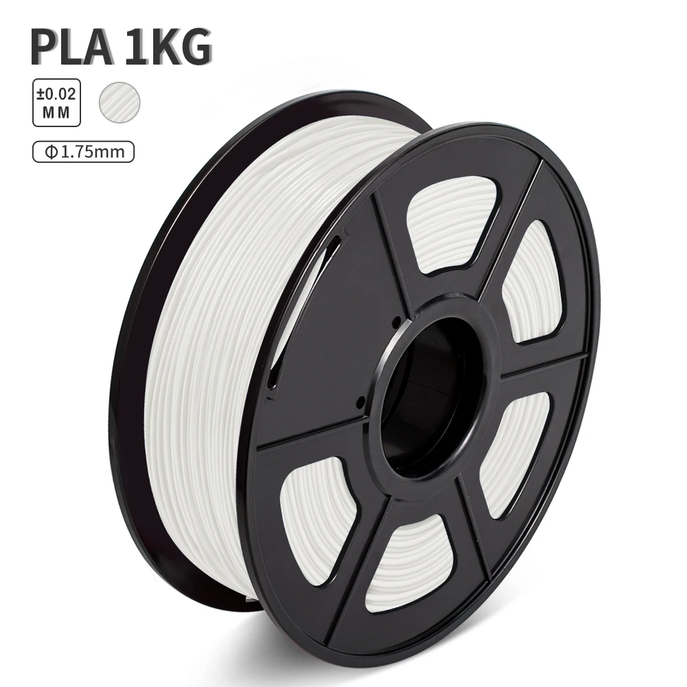 

1kg 1.75mm PLA Filament 2.2 LBS Spool Filaments Environmentally Friendly Bubble Free Roll for 3D FDM Printer Material