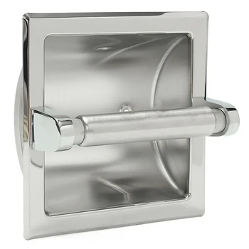 

Stainless Steel Recessed Toilet Paper Holder To Fix Tissue Barhroom Tool 155 X 148 X 91mm