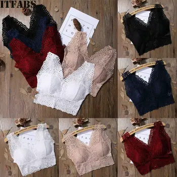 

Women Summer Off-shoulder Tube Tops Strapless Bra Tank Sport Vests Sexy Slim Lace Lady Unadjustable Breathable Underwear Bras