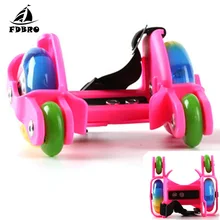 FDBRO детский светодиодный мигающий роликовый коньки обувь с горячим колесом спортивные пятки коньки роликовые коньки обувь для катания на роликах для взрослых скейтборд