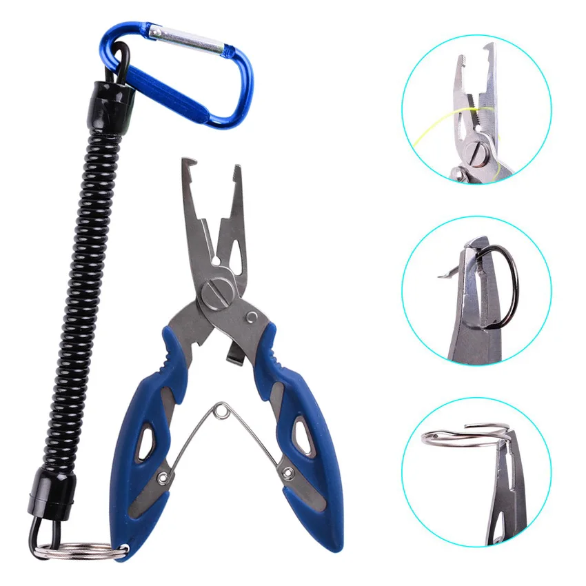 Fishing Plier Scissor Braid Line Lure Cutter Hook Remover Tackle Tool Cutting Fish Use Tongs Black Blue Orange Scissors | Спорт и