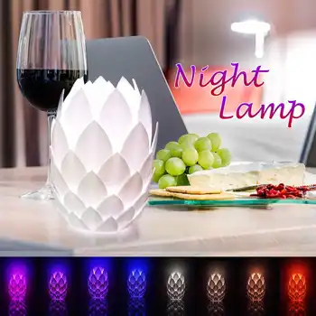 

3D LED Night Light Lamp Portable USB Table Desk Pinecone Lamp Home Decoration Night Lights Gift for Baby Kids Room Bedroom Light