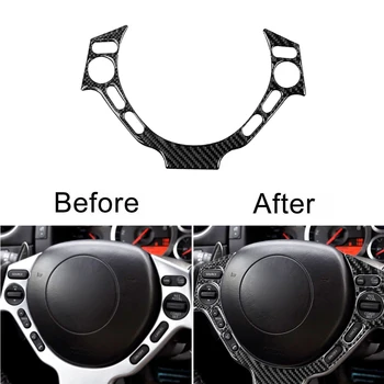 

New Arrival High Quality For Nissa GT-R R35 2008-2016 Carbon Fiber Steering Wheel Button Frame Sticker