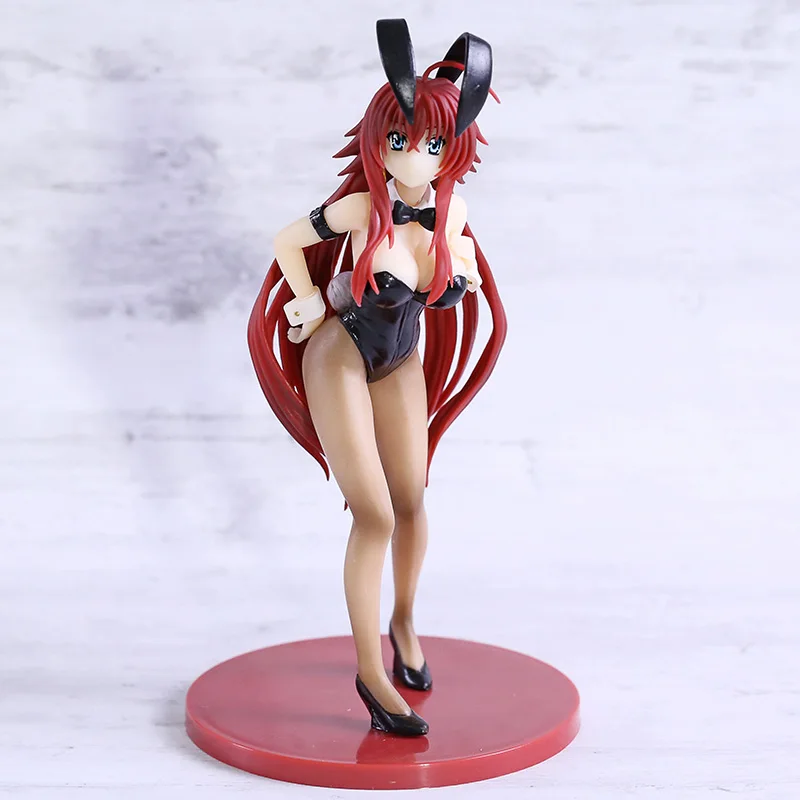 Старшая школа DxD Rias Gremory Bunny Girl Ver. Коллекционная модель игрушек из ПВХ|Игровые