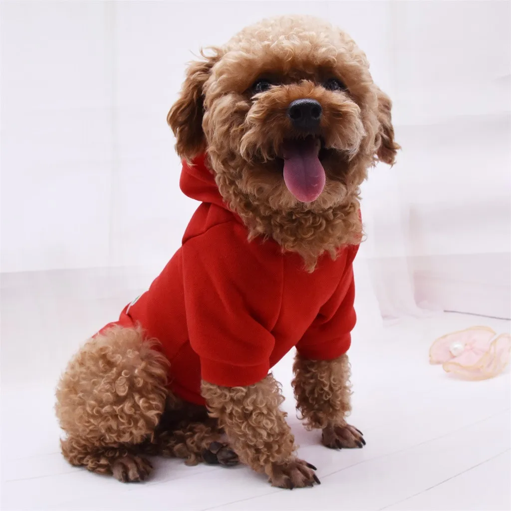Pet Костюмы собака толстовка Рубашка с рисунком «Собаки» картина Полар-флиса для щенков для домашнего любимца, кота теплая одежда пальто толстовка Повседневное жилеты для маленьких собак