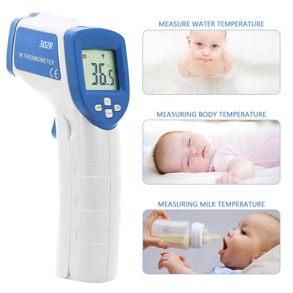 

Forehead Thermometer Non Contact Infrared Thermometer Body Temperature Fever Digital Measure Tool For Baby Adult Dropshipping
