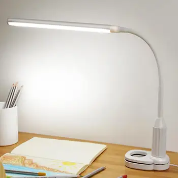 

24 LEDs Clamp Light Stepless Dimmable Bendable USB Powered Touch Sensor Control LED Desk Lamp Eye Protect Table Lamp Book Light