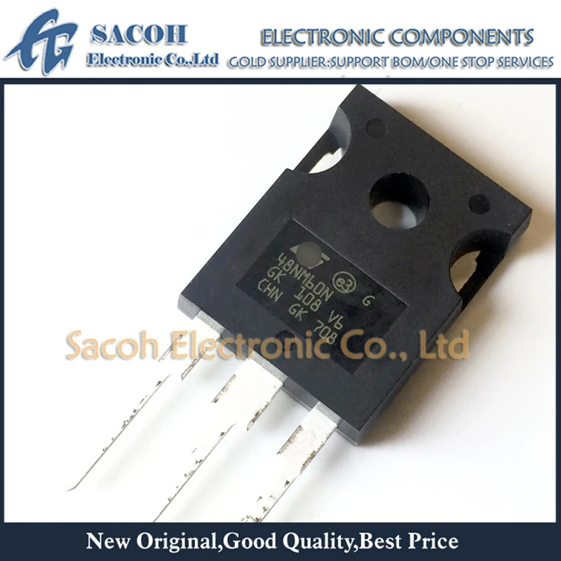 

10Pcs STW48NM60N 48NM60N or 48NM60 TO-247 48A 600V N-ch MOSFET Transistor