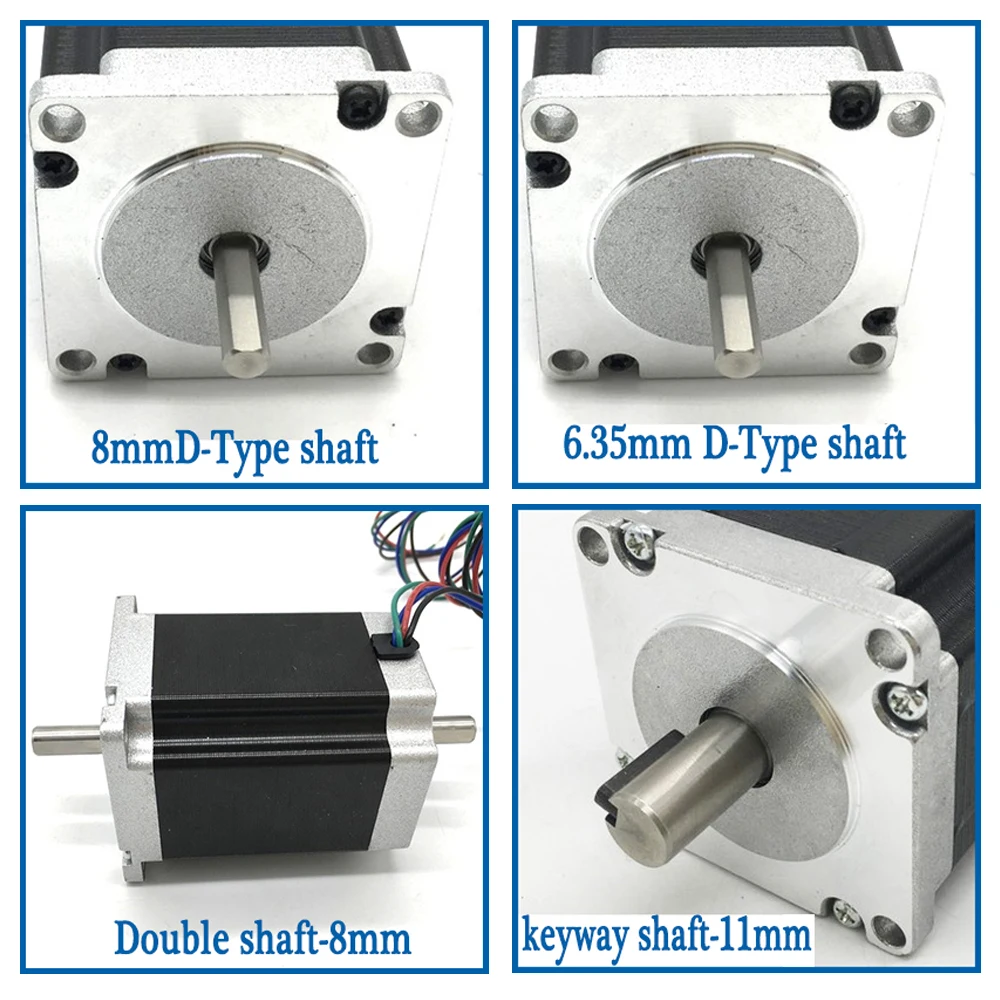 NEMA23 Stepper Motor 57x56mm 4-lead 3A 1.2Nm Nema 23 Motor 56mm 172Oz-in for 3D Printer for 3D Printing CNC Engraving Milling NEMA23 Stepper Motor 57x56mm 4-lead 3A 1.2Nm Nema 23 Motor 56mm 172Oz-in for 3D Printer for 3D Printing CNC Engraving Milling