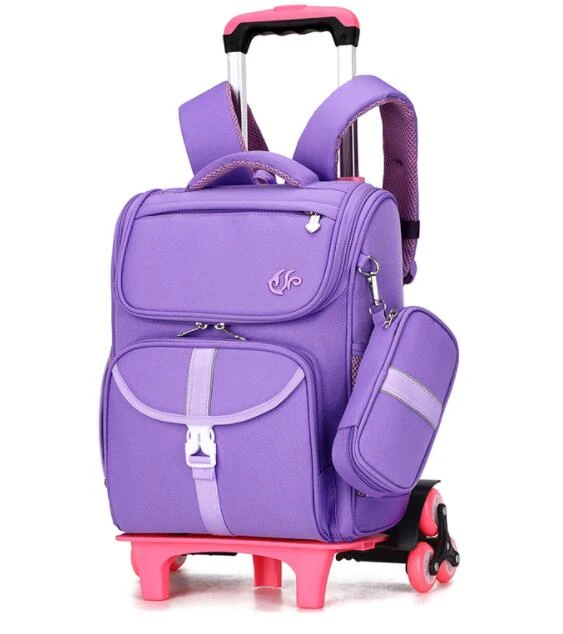 Japan Style Backpack On Wheels School Rolling Backpack For Girls