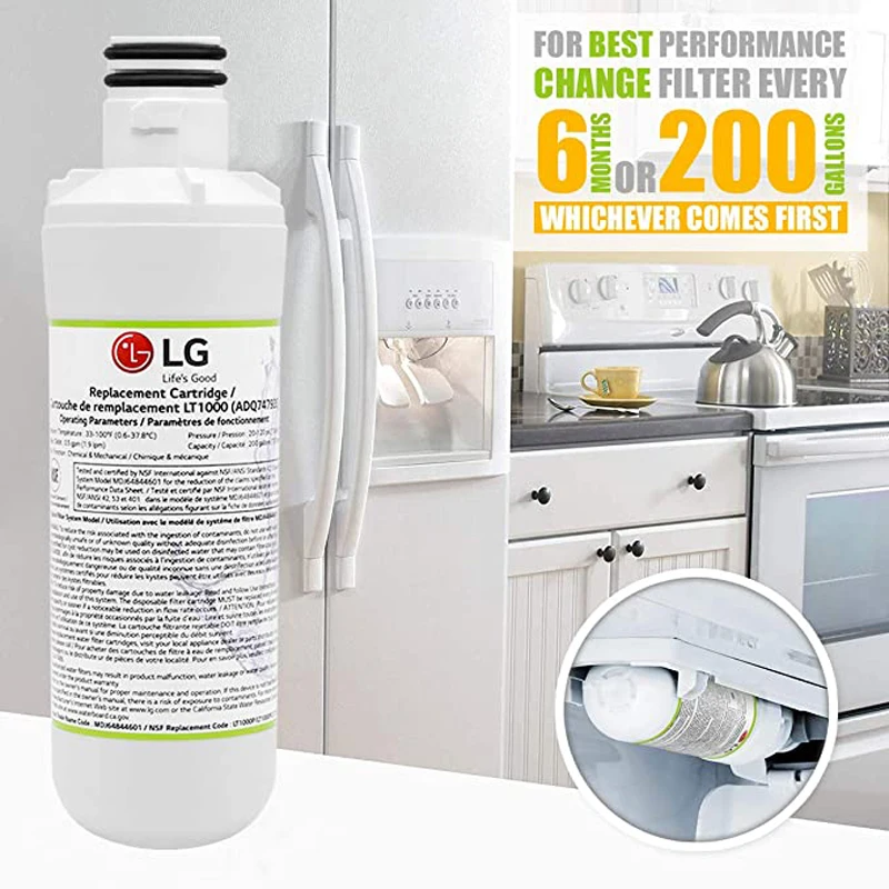 Lg Lt1000p Smart Refrigerator Water Filter Adq747935 Replacement Water Filter 2 Packs Water Filter Cartridges Aliexpress