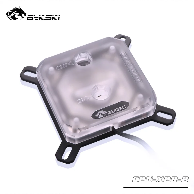 Водяной блок для процессора Bykski используется INTEL LGA1150 1151 1155 1156 2011 X99 прозрачная RGB