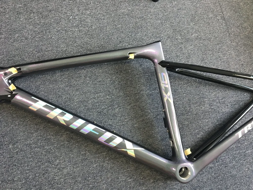 Trifox заказной карбоновый дорожный каркас карбоновая рама для гоночного велосипеда глянцевая матовая BSA BB68 для DI2 Механическая рама