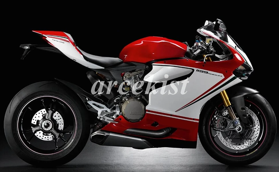 ABS литья под давлением Полный обтекатели для поездок на мотоцикле DUCATI 899 1199 S R Panigale для детей возрастом 12, 13, 14, 15, 16 899R 1199R 899S 1199 S 2012- Лидер продаж