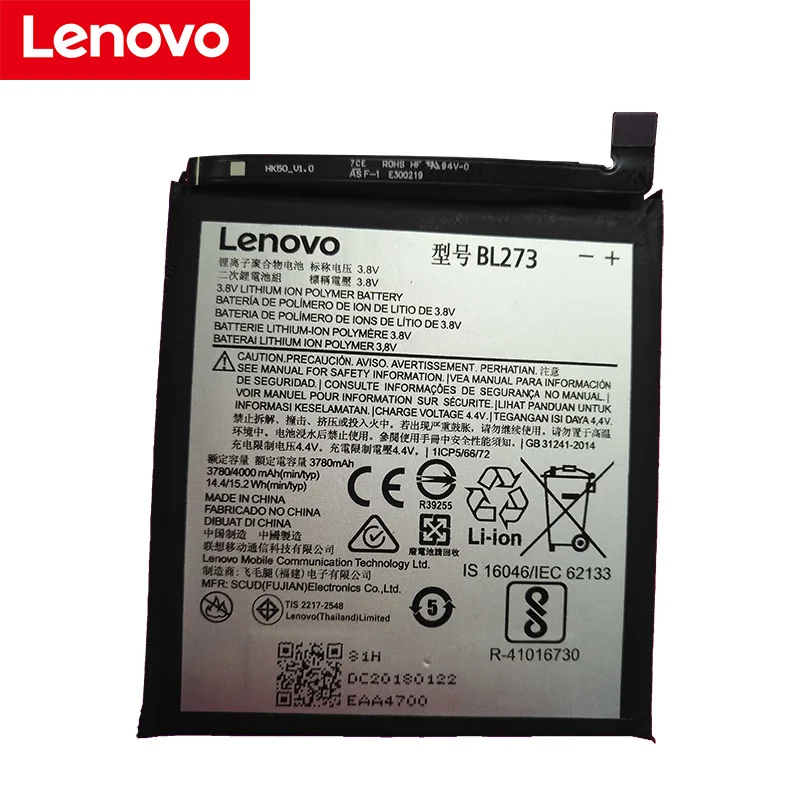 

NEW Original 4000mAh bl273 Battery For LENOVO bl273 K6 nota K53a48 High Quality Battery + Tracking Number