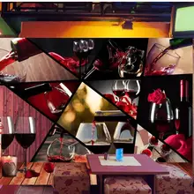 Индивидуальные большие фрески европейские и американские винные оснастки фон обои фрески