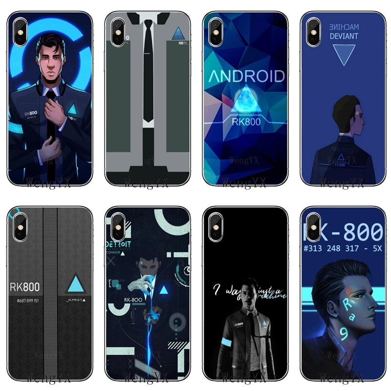 

Detroit Become Human RK800 Connor For Huawei Honor 10 9 Lite 8C 8X 7C 7X 7A V10 V8 Y9 Y7 Y6 prime pro 2018 2019 cover case