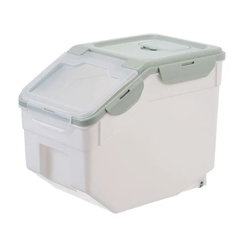 

Hot 1 pc Pet Large Capacity Moistureproof Bucket Container Food Bucket Food Storage Containers D6