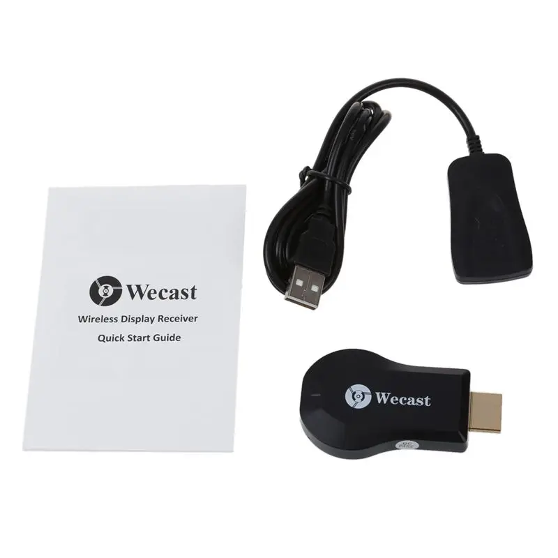Wecast C2 Miracast WiFi Дисплей донгл приемник 1080P AirPlay Mirroring DLNA|SmartTV-стики и тюнеры| |