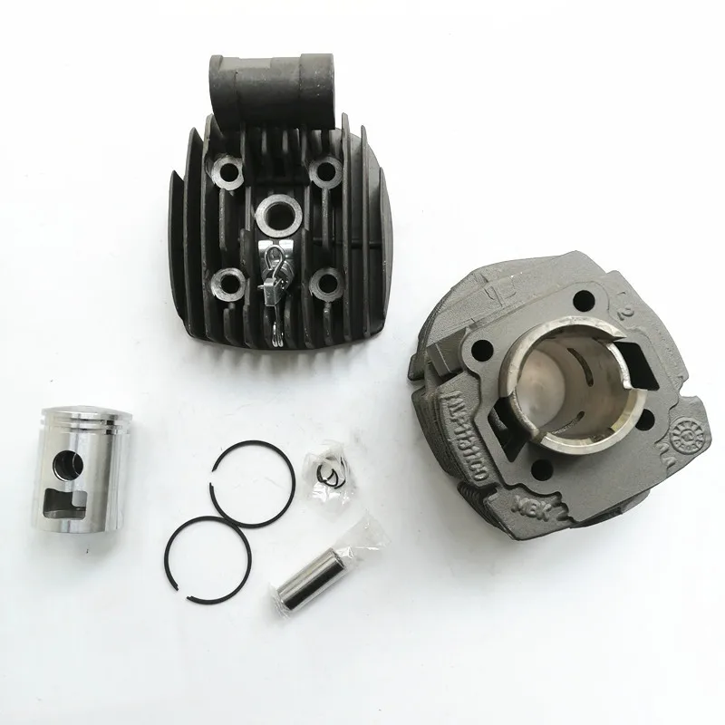 Kit Testata Moto Per Mbk Av10 Booster Kit Cilindro Grande Foro 39Mm Con Pistone E Testa Perno 13Mm