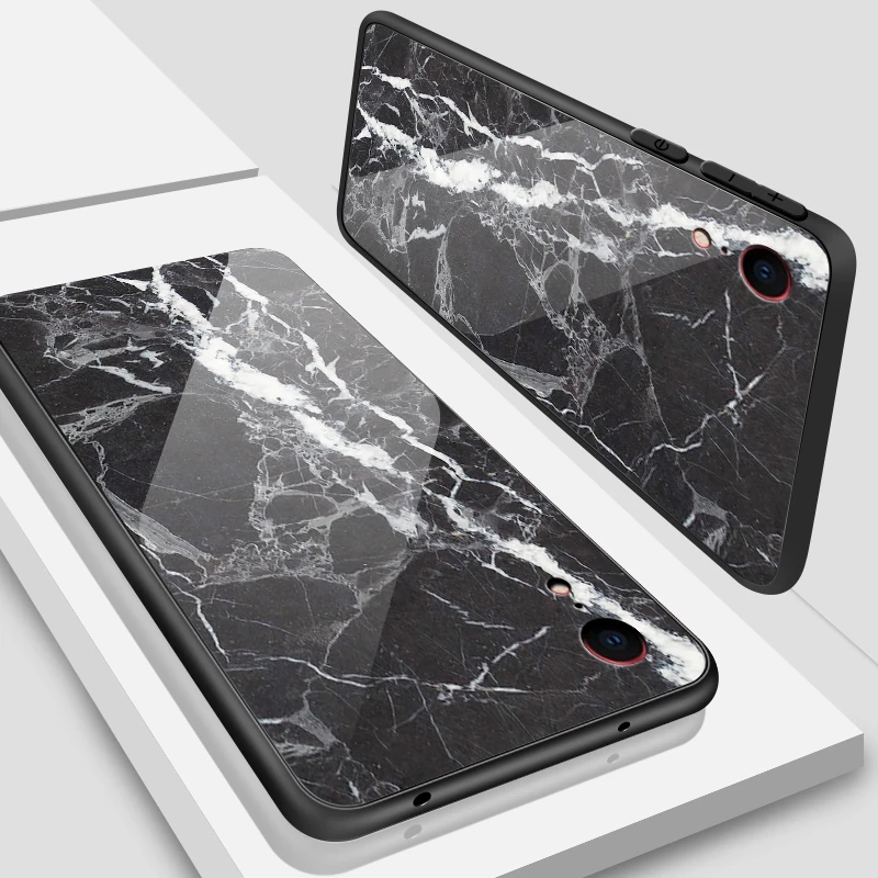 W307 Для iPhone 5S, se, 6, 6 S, 7, 8 Plus XR XS макс. закаленное стекло чехол для Meizu M5 M6 M8 M9 Примечание 16th Plus с узором в полоску защитная оболочка - Цвет: W307