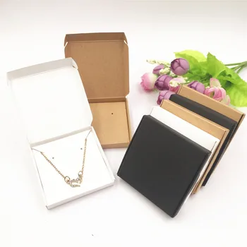 

20pcs custom paper box packaging box jewelry necklace earrings pendant packaging display card packaging box gift boxes