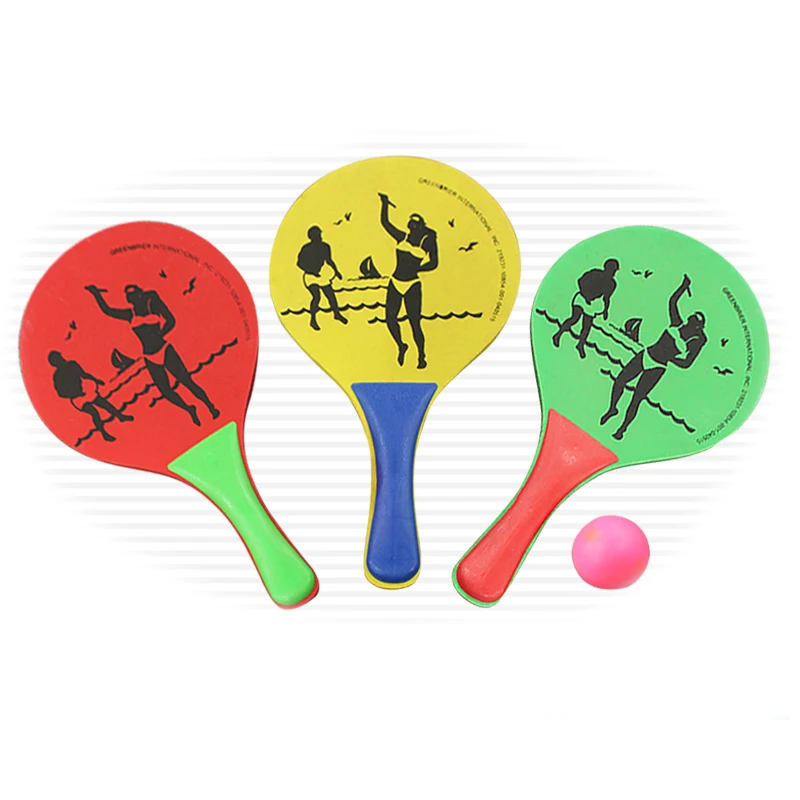 Paddle Type Badminton Rackets Beach Sand Team Games Toys Sport Fitness Equipment 