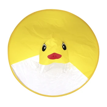 

Ufo Children'S Raincoat Cute Yellow Duck Rain Cover Waterproof Children'S Umbrella Cover Girl Boy Poncho Coat S