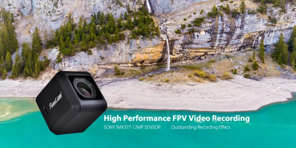 RunCam 5 12MP 56g самый маленький 4K Cam HD Запись 145 градусов NTSC/PAL 16:9/4:3 переключаемый FPV Action Camer