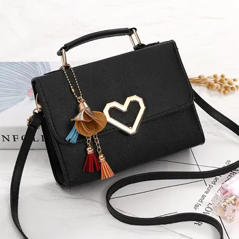 

High Quality Designer Handbag with Pendant2018New Fashion Women's Handbag Shoulder Bag Messenger Bag