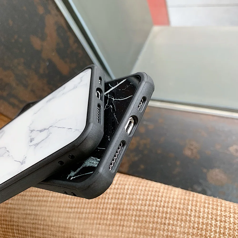 Нескользящий противоударный мраморный чехол для телефона для iphone 11 11Pro Max чехол s для iphone X XR XS Max 7 8 Plus защитный гладкий Чехол