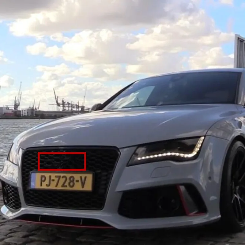 

Emblem Badge for Audi A3 A4 A4L A6L TT Q3 Q5 Q7 A5 A7 RS3 RS4 RS5 RS6 Front Middle Rings Grille Trunk Logo Sticker Glossy Black