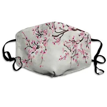 

Beautiful Cherry Blossom print Dustproof and windproof mask, washable and reusable, suitable for outdoor sports
