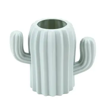 

Nordic Cactus Vase Creative Home Furnishings Interior Decoration Potted Succulent Plastic PE Vase Imitation Glaze