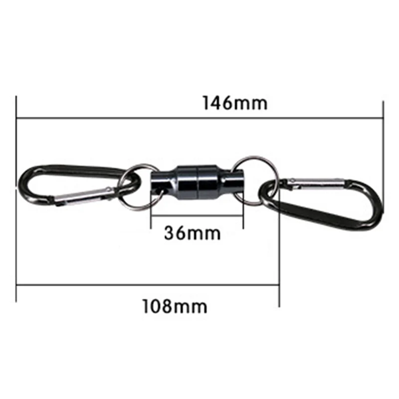Camping Carabiner buckles Tools Sports Single/Double Hanger Clip Fishing
