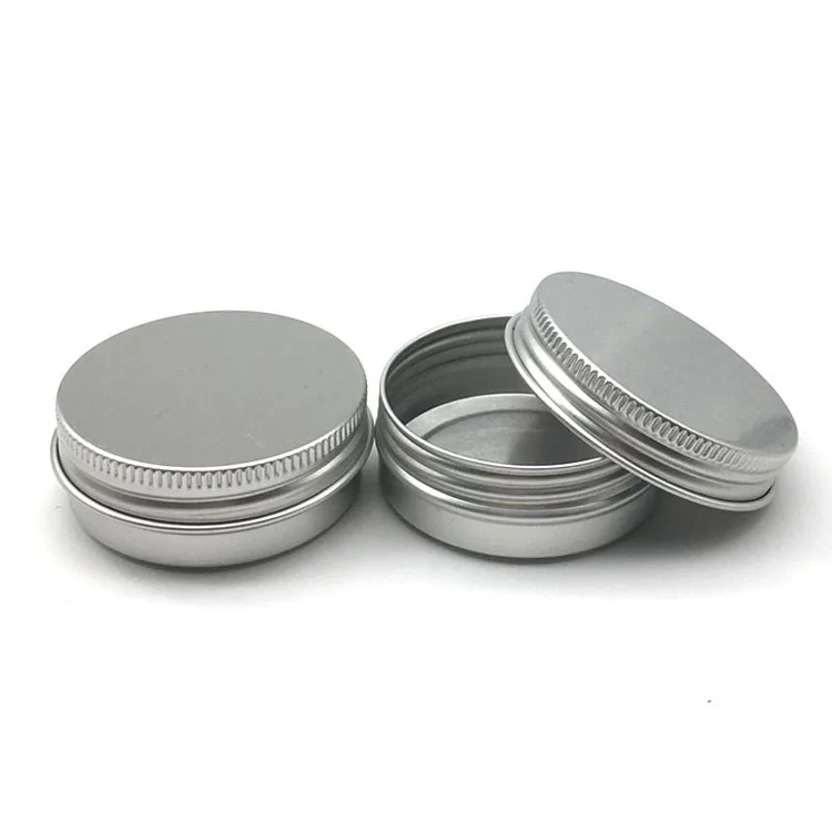 

5pcs 5g 10g 15g Empty Aluminum Cosmetic Tin Portable Makeup Cream Containers Derocation Crafts Bottle Screw Thread Podwer Box