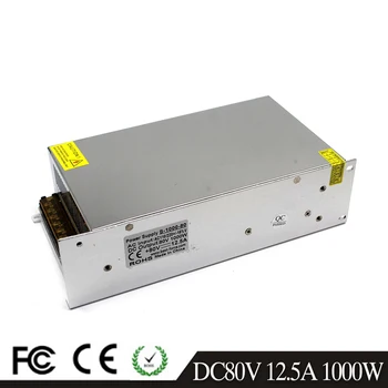 

Switching Power Supply DC80V 12.5A 1000W Transformer 220V 110V AC DC 80V SMPS for Industrial Equipment Machine CNC Stepper Motor
