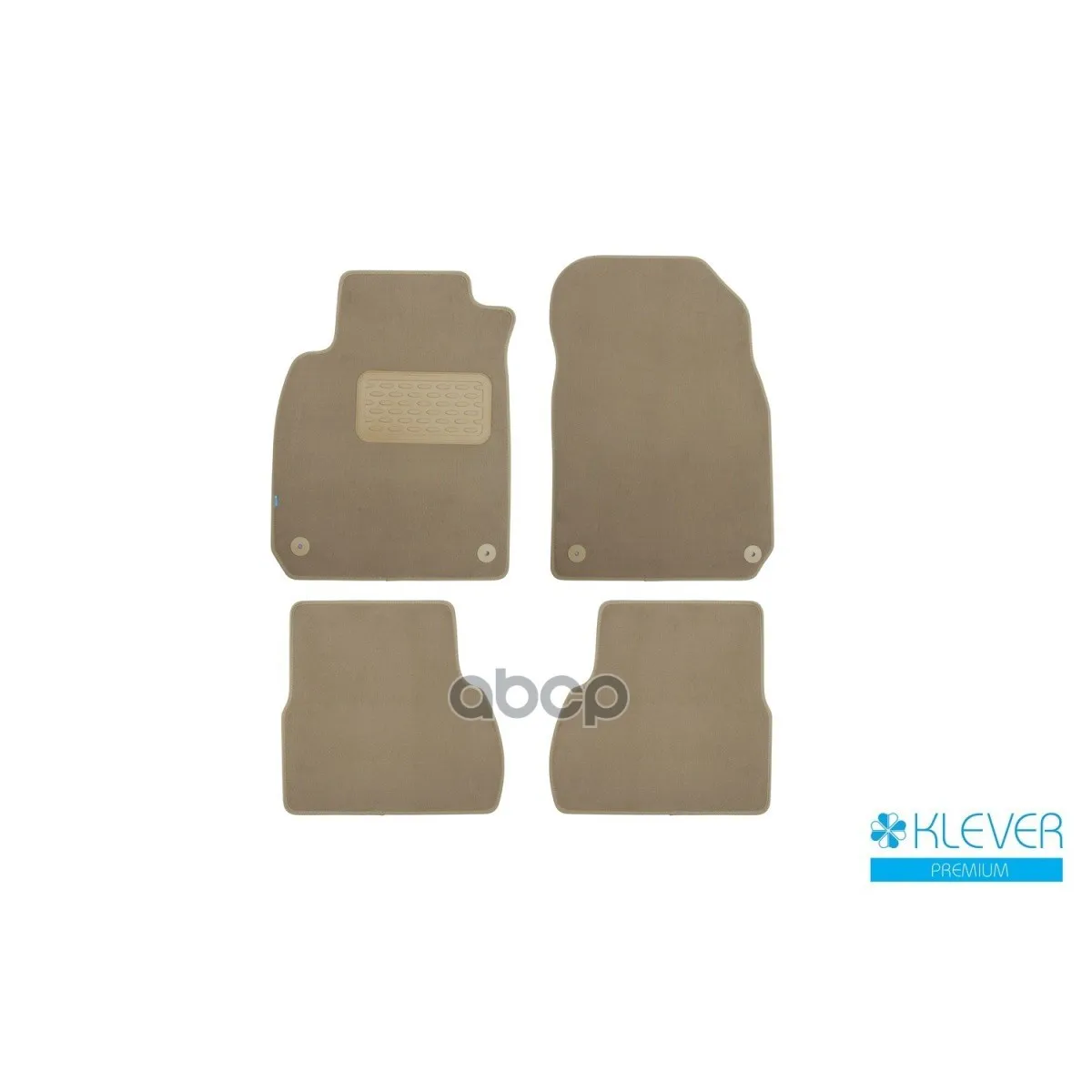 Коврики В Салон Klever Premium Cadillac Bls Акпп 2006-2010, Сед., 4 Шт.(Текстиль, Бежевые) Klever арт. KLEVER04070122112kh