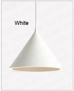 Скандинавская простая современная люстра творческая личность светодиодный ресторанный светильник в стиле Макарон для ресторана подвесной светильник барная лампа - Цвет корпуса: White
